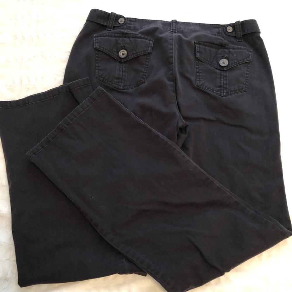 Canyon River Blues, modern boot fit black pants.